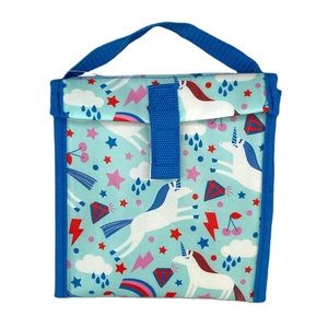 Everyday Living Unicorn Lunch Bag, Blue, Red, Pink, White